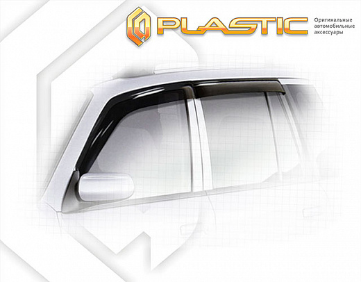 Ветровики дверей Classic полупрозрачный Mazda Demio  1997-2001 СА Пластик
