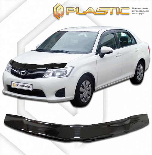 Дефлектор капота Classic черный Toyota Corolla Axio 2012–2015 СА Пластик