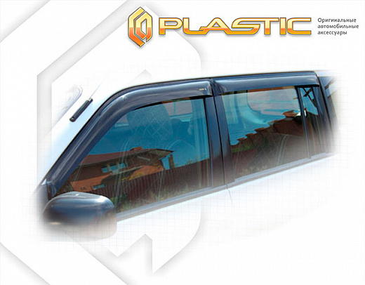 Ветровики дверей Classic полупрозрачный Toyota Probox  2002-2014 СА Пластик