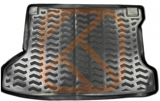 Коврик в багажник Honda Vezel RU 2013-2021 ГИБРИД полиуретан Aileron