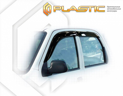 Ветровики дверей Classic полупрозрачный Daihatsu Terios  1997-2000 СА Пластик