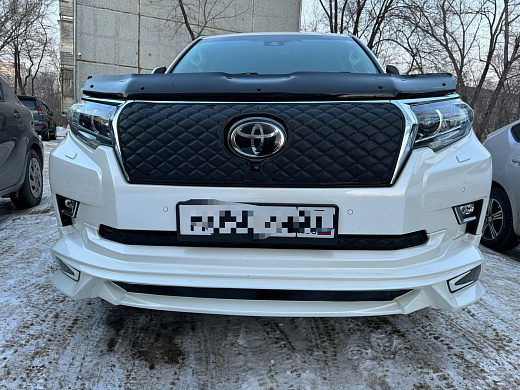 !!!Утеплитель радиатора кожаный Toyota Land Cruiser Prado 150 2017 - 2023