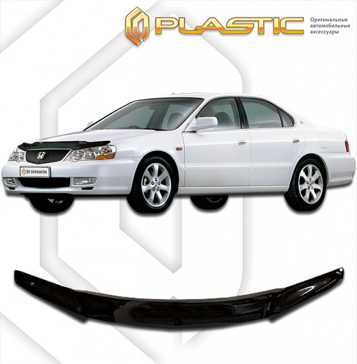 Дефлектор капота Classic черный Honda Saber  2001-2003 СА Пластик