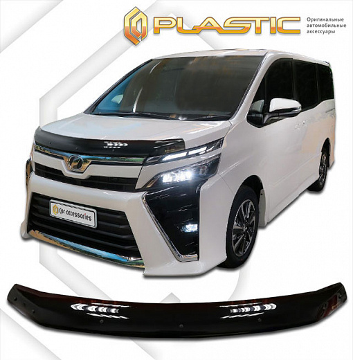 Дефлектор капота Classic черный Toyota Voxy  2017–н.в. СА Пластик