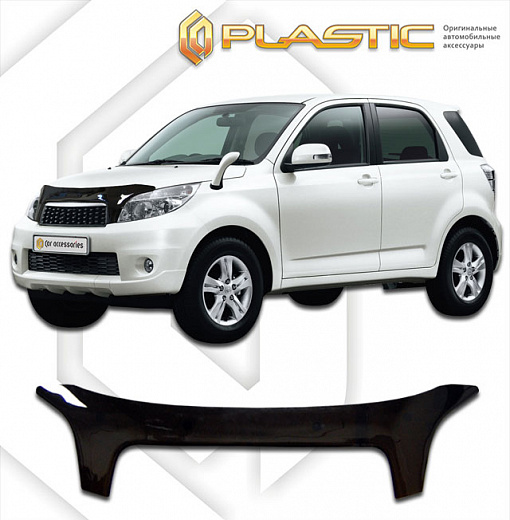 Дефлектор капота Classic черный Daihatsu Be-Go  2006–н.в. СА Пластик