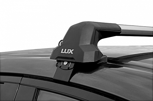 LUX CITY - багажник на крышу  Toyota Sienta 2003-2015 (дуги крыловидные черные 1,05м)