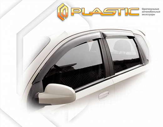 Ветровики дверей Classic полупрозрачный Chevrolet Aveo хэтчбэк 2006-2008 СА Пластик