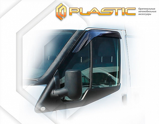 Ветровики дверей Classic полупрозрачный Ford Transit  2006–н.в. СА Пластик