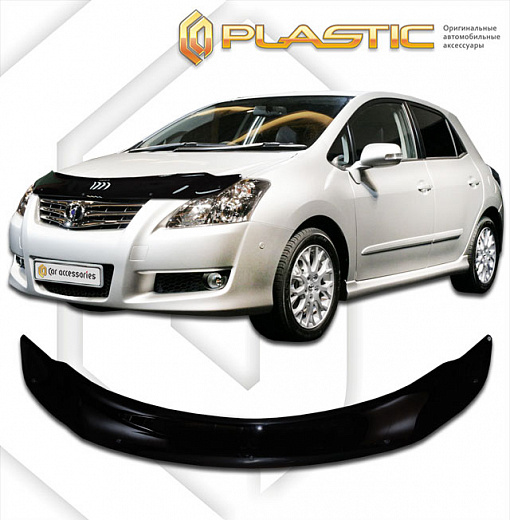Дефлектор капота Classic черный Toyota Blade  2006 СА Пластик