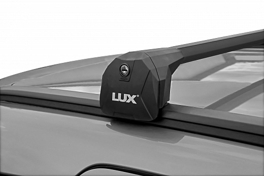 Багажная система LUX SCOUT (Люкс Скаут) для а/м с интегрированными рейлингами, универсальная, черные 110см.