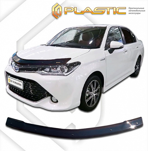Дефлектор капота Classic черный Toyota Corolla Axio 2015-2017 СА Пластик