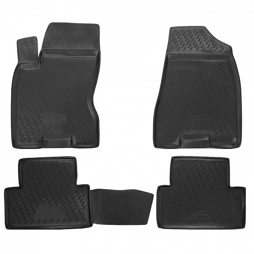 Коврики в салон NISSAN X-Trail (T31), 2007-2010, 2011-02/2015, 4 шт. Л.Р.(полиуретан)