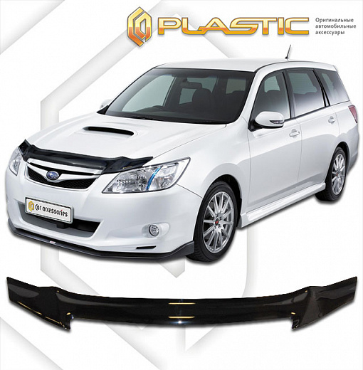 Дефлектор капота Classic черный Subaru Exiga  2008-–н.в. СА Пластик