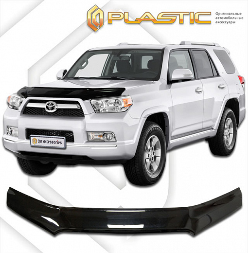 Дефлектор капота Classic черный Toyota 4Runner  2009-2013 СА Пластик