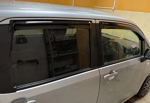 Ветровики дверей Classic полупрозрачный Daihatsu Move  2014-н.в. СА Пластик