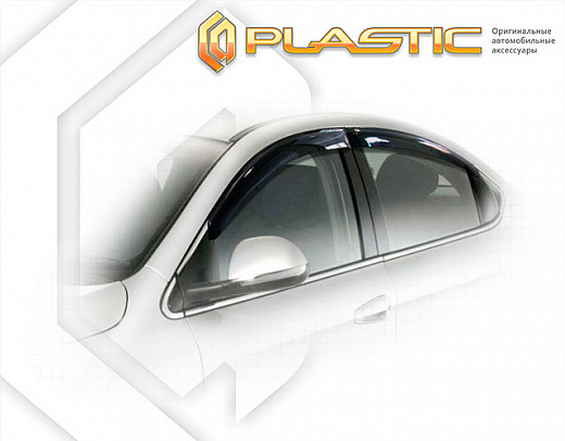 Ветровики дверей Classic полупрозрачный Chery M11  2009–н.в. СА Пластик
