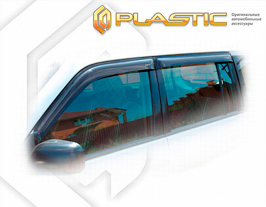 Ветровики дверей Classic полупрозрачный Toyota Probox  2014–н.в. СА Пластик