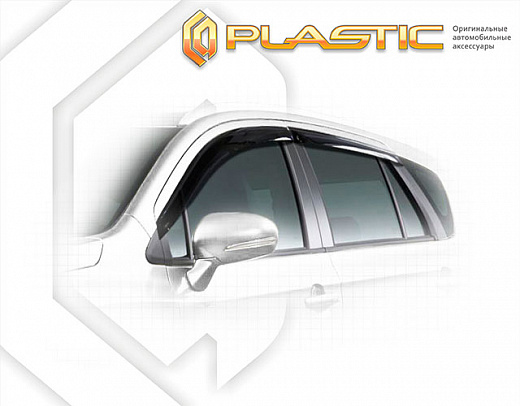 Ветровики дверей Classic полупрозрачный Suzuki SX4  2013–2015 СА Пластик