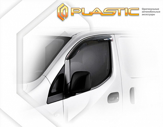 Ветровики дверей Classic полупрозрачный Nissan NV200  2009–н.в. СА Пластик
