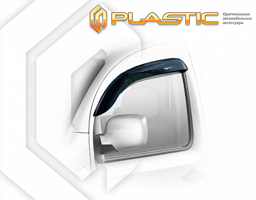 Ветровики дверей Classic полупрозрачный Renault Kangoo  2008-2013 СА Пластик