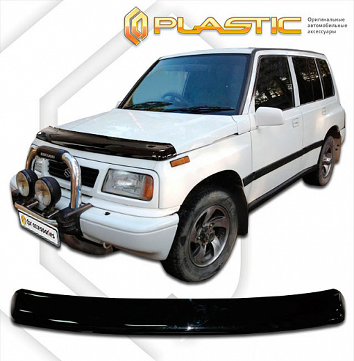 Дефлектор капота Classic черный Suzuki Escudo  1990-1996 СА Пластик