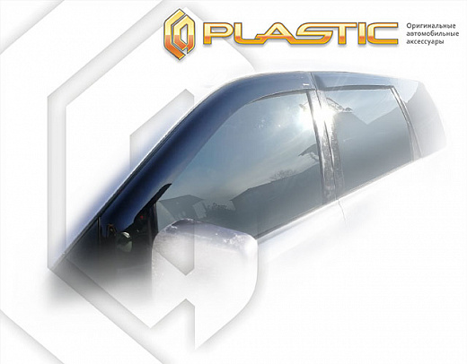 Ветровики дверей Classic полупрозрачный Mitsubishi Space Wagon  1997-2004 СА Пластик