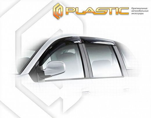 Ветровики дверей Classic полупрозрачный Hyundai Matrix  2005-2008 СА Пластик