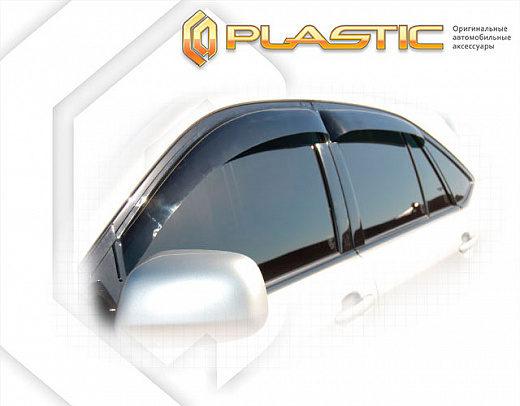 Ветровики дверей Classic полупрозрачный Lexus RX  2003-2009 СА Пластик