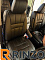Чехлы Rinzo кожа PVC Toyota Sienta 2022-н.в. на 2 ряда, спинка второго ряда 40/60 (черный) Vector