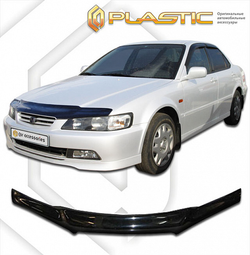 Дефлектор капота Classic черный Honda Accord  1997-2001 СА Пластик
