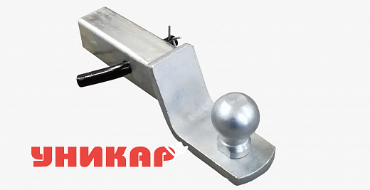 Вставка под американский квадрат 50мм. Шар тип E (оцинкованый) Уникар