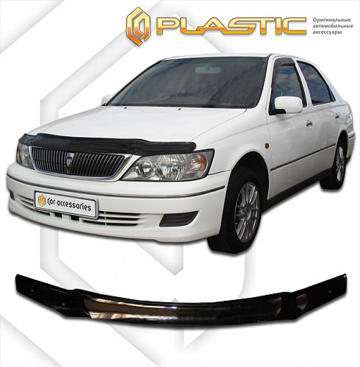 Дефлектор капота Classic черный Toyota Vista  1998-2000 СА Пластик