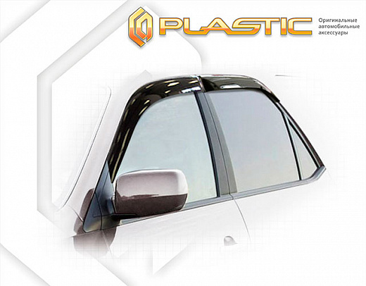 Ветровики дверей Classic полупрозрачный Acura MDX  2001-2006 СА Пластик