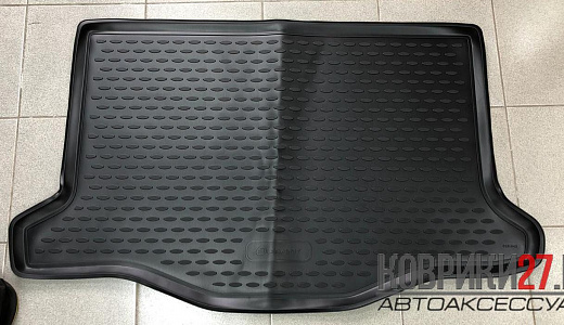 Коврик в багажник HONDA Fit 3, 2013->, ( не гибрид) (полиуретан)