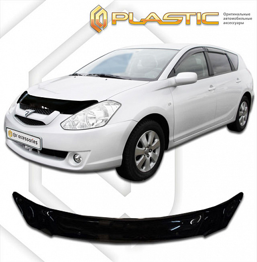 Дефлектор капота Classic черный Toyota Caldina  2006 СА Пластик