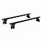 LUX БК3 Nissan Elgrand 1997-2002 - багажник на крышу (дуги крыловидные черные 130 см)