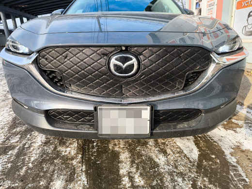 Утеплитель радиатора кожаный Mazda CX-30