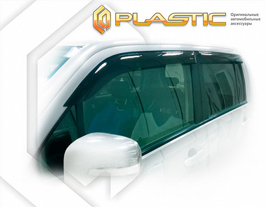 Ветровики дверей Classic полупрозрачный Suzuki Wagon R  2008-2011 СА Пластик