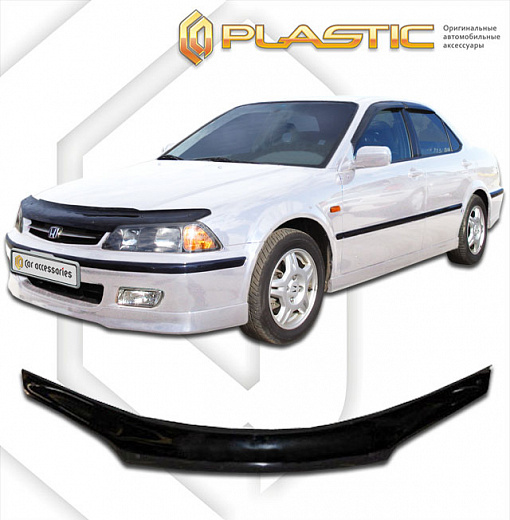Дефлектор капота Classic черный Honda Torneo  1997-2001 СА Пластик