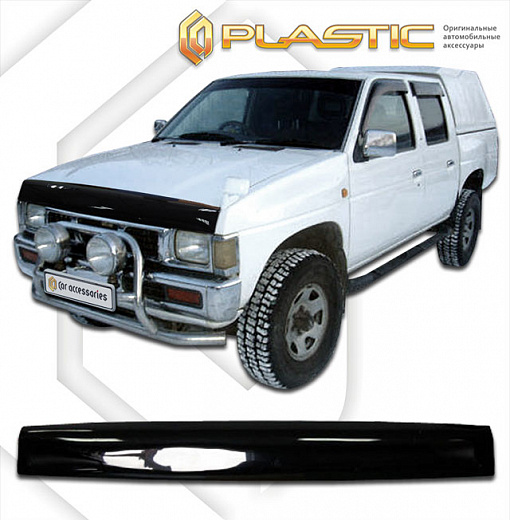Дефлектор капота Classic черный Nissan Datsun  1992-1995 СА Пластик