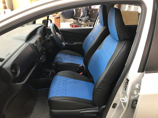 Чехлы из экокожи Toyota Vitz III 130 12.2010-03.2014 60/40  разд.подг. (Мод.471.0) Автокомфорт