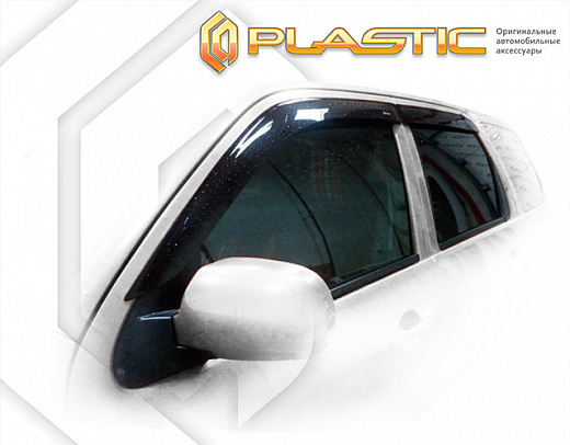 Ветровики дверей Classic полупрозрачный Mazda Tribute  2000-2007 СА Пластик