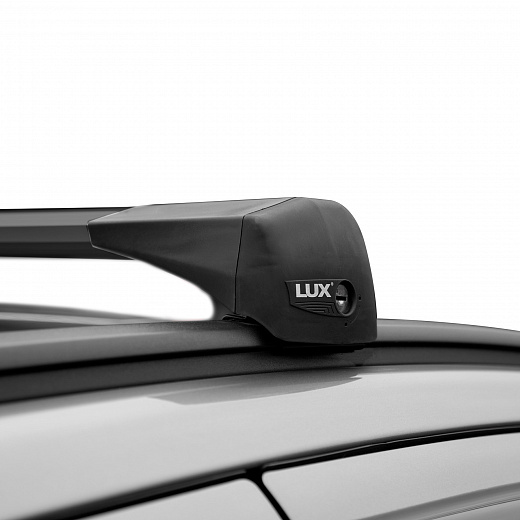 LUX BRIDGE BMW X3 2010-2017 - багажник на крышу (дуги крыловидные черные 105/110 см)