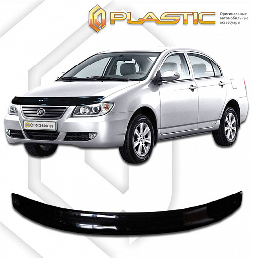Дефлектор капота Classic черный Lifan Solano  2010–2014 СА Пластик