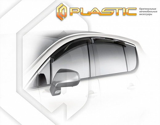 Ветровики дверей Classic полупрозрачный Peugeot 3008  2009-2014 СА Пластик