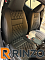 Чехлы Rinzo кожа PVC Toyota Yaris \ Yaris Cross 2020- раздельные подголовники НЕ ГИБРИД модель Grid (ромб)