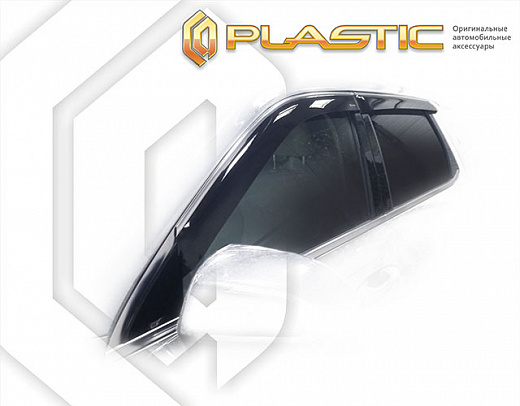 Ветровики дверей Classic полупрозрачный Hyundai Palisade  2018-н.в. СА Пластик