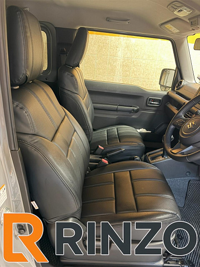 Чехлы Rinzo кожа PVC Suzuki Jimny 2018-н.в./Jimny Sierra (черный). 3 двери (черный) Vector