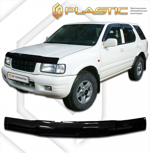 Дефлектор капота Classic черный Isuzu Wizard  1999-2002 СА Пластик