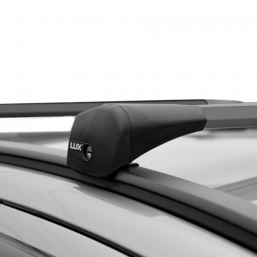 LUX BRIDGE BMW X3 2010-2017 - багажник на крышу (дуги крыловидные черные 105/110 см)